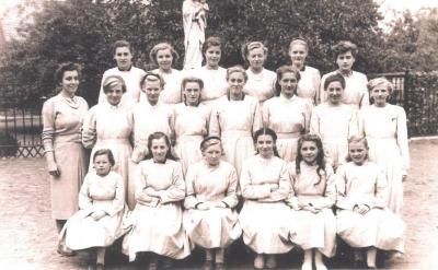 Herenthout, familiale beroepsschool, 1ste jaar, 1951-1952