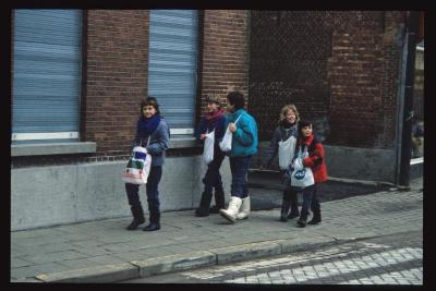 Vorselaar, nieuwjaarszingen 1986