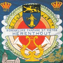 Herenthout, vaandel Koninklijke Fanfare Sint-Pieter
