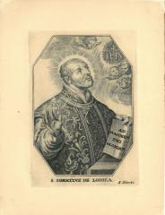 Devotieprentje, St. Ignatius de Loiola