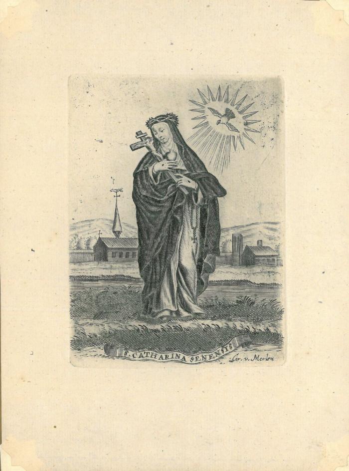 Devotieprentje, Sint Catharina Senensis