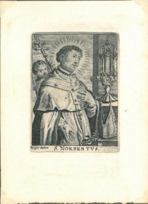 Devotieprentje, Sint Norbertus