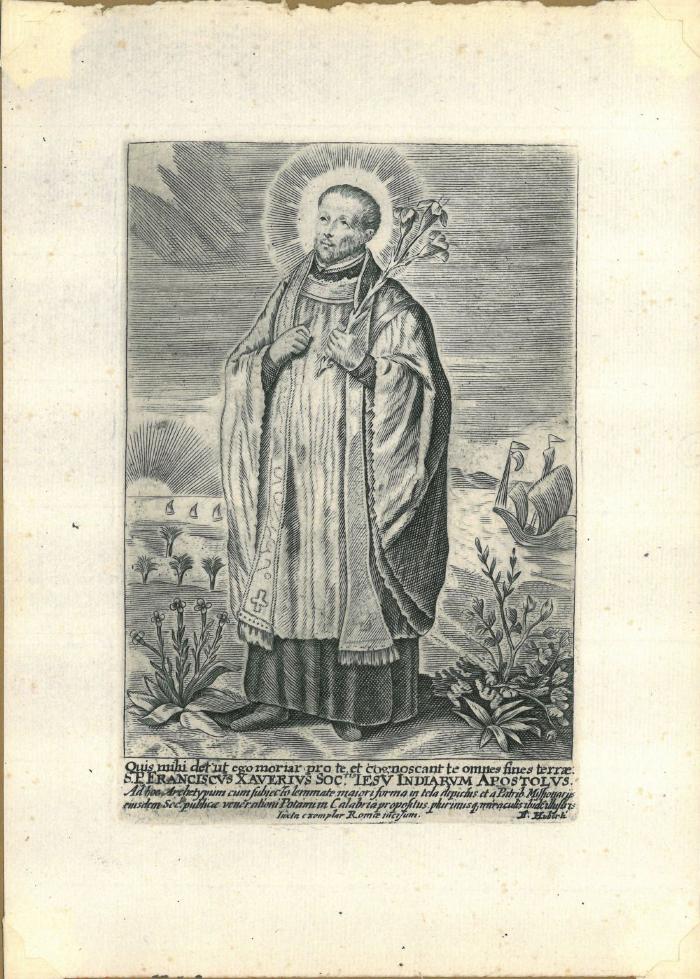 Devotieprentje, Franciscus Xaverius