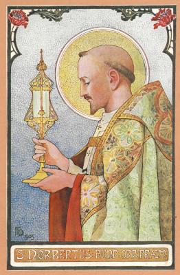 Devotieprentje, Sint Norbertus, 1905