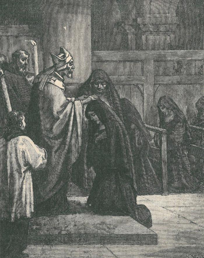 Devotieprentje, de Gelukzalige Oda, Anderlues