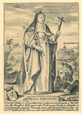 Devotieprentje, Sint Gertrudis, Oldenburg