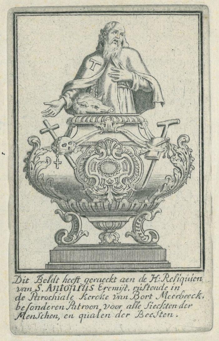 Devotieprentje, Sint Antonius