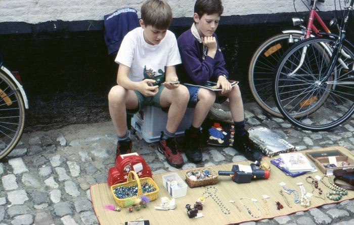 Lier, Begijnhof, rommelmarkt voor kinderen