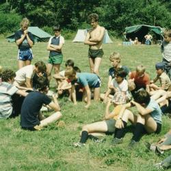 Lille scouts kamp Botassart zonnebaden