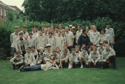Lille scouts in Waharday