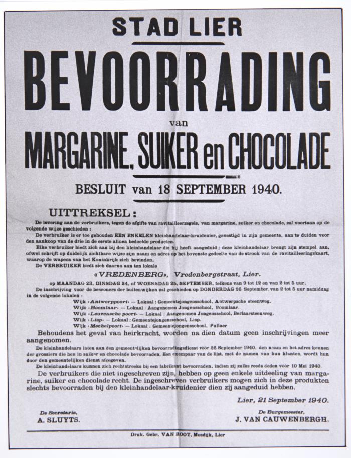 Lier, affiche WOII