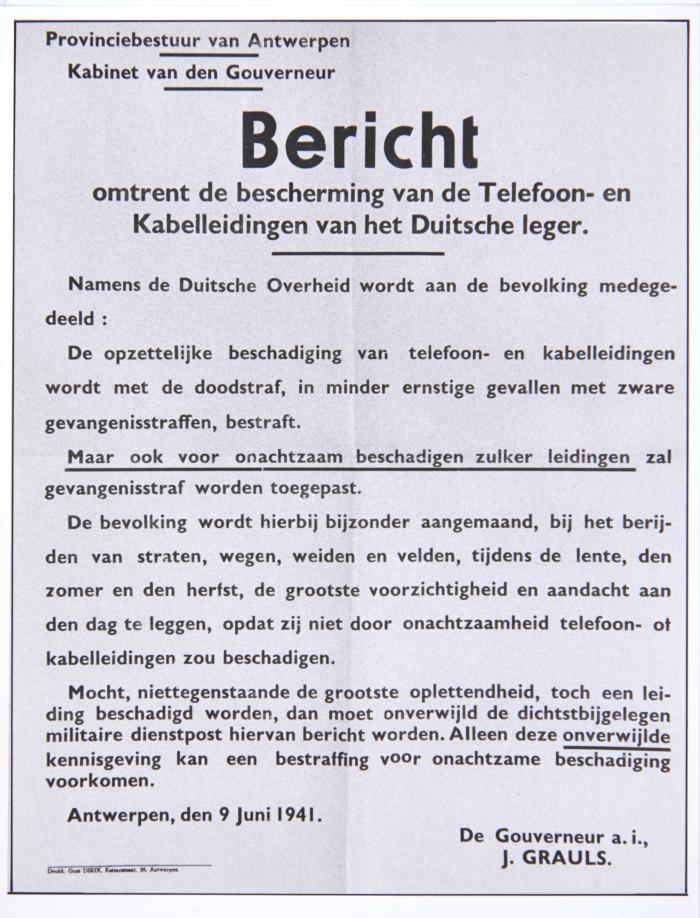Lier, affiche WOII