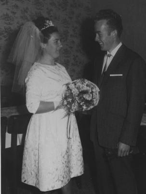Huwelijksfoto van Pauwels René & Josephine Thys