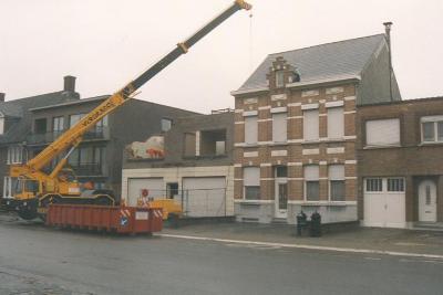 Berlaar, Afbraak winkel Dorpsstraat, 1996