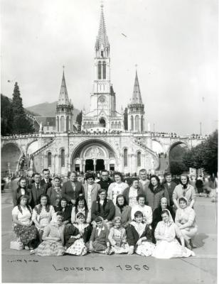 Lourdes, bedevaart, 1960