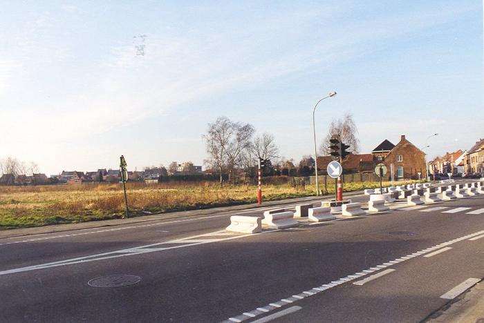 Berlaar, Aanleg rondpunt Dorpsstraat, 2000