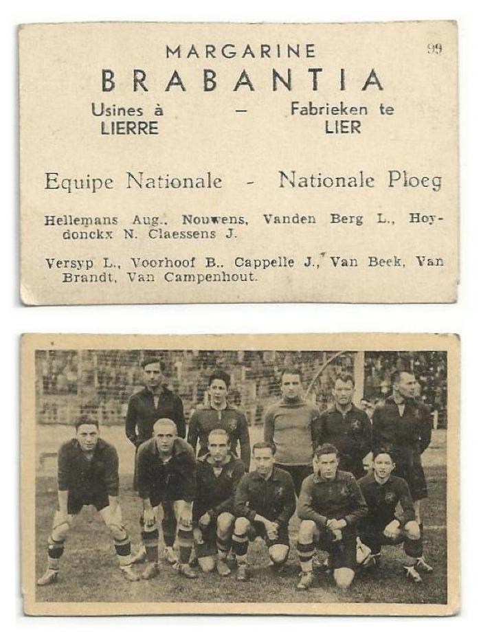 Lier, Brabantia - nationale voetbalploeg