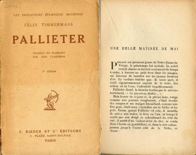 Lier, Pallieter - Uitgave in het Frans