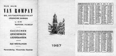 Lier, Kalender Huis Van Rompay