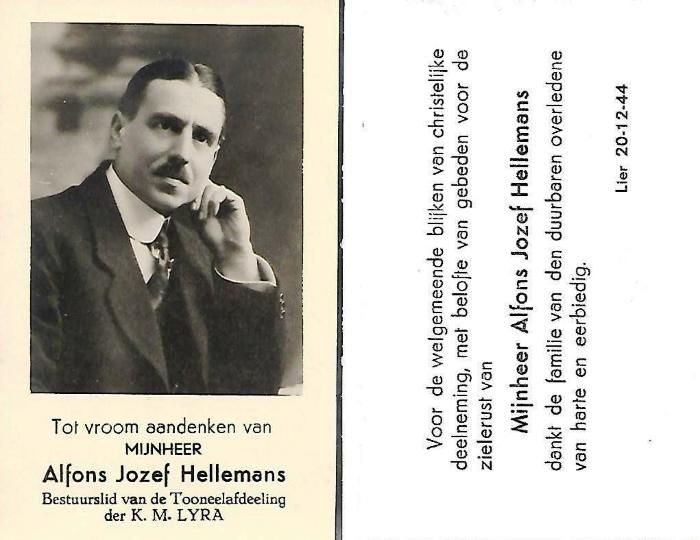 Lier, Alfons Hellemans