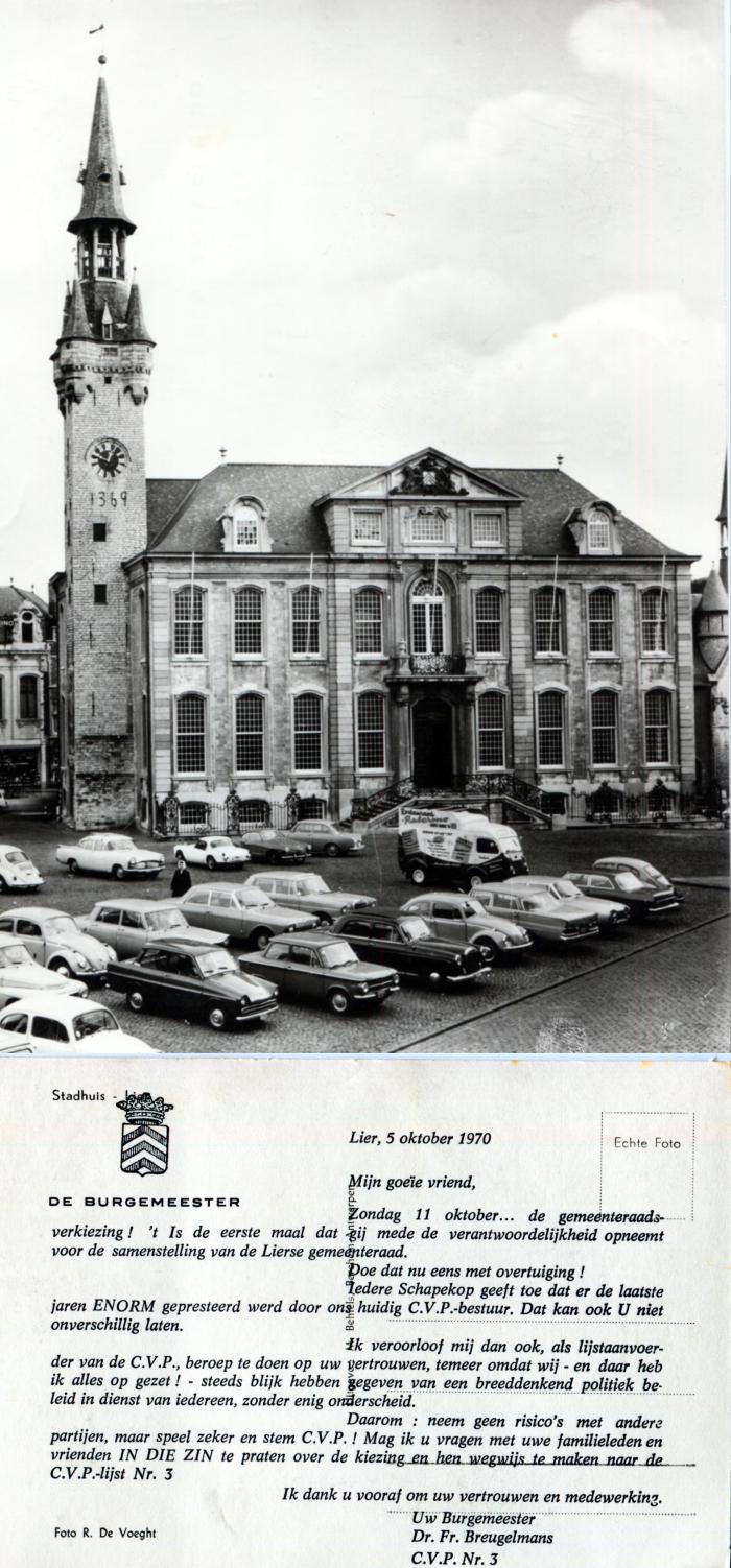 Lier, Burgemeester Frans Breugelmans