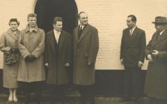 Herentals, kampioenenhuldiging Hikstraat, 1957