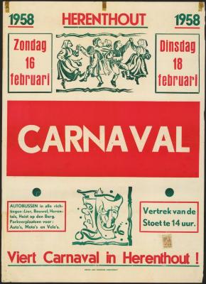 Herenthout, affiche Carnaval