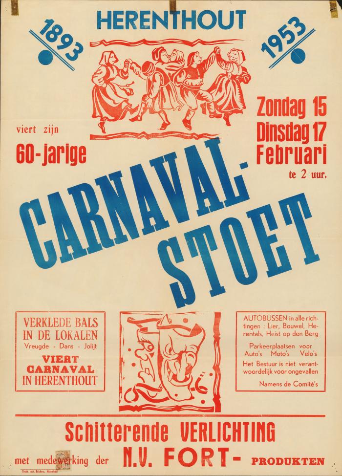 Herenthout, affiche Carnaval