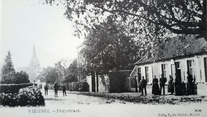 Viersel, Dorpstraat, 1907