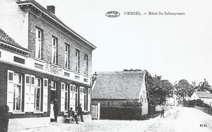 Viersel, hotel De Scheepvaart, 1907