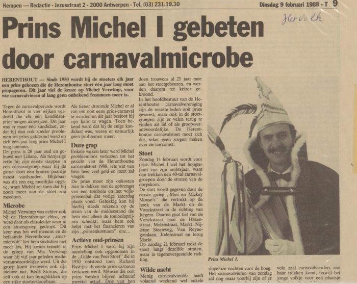 Herenthout, kranten artikel Het Volk