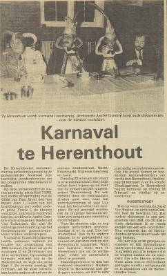 Herenthout, Carnaval