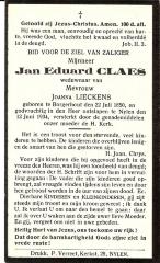 Nijlen, Jan Eduard Claes