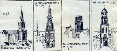 Lier, Historische tekeningen Sint-Gummaruskerk