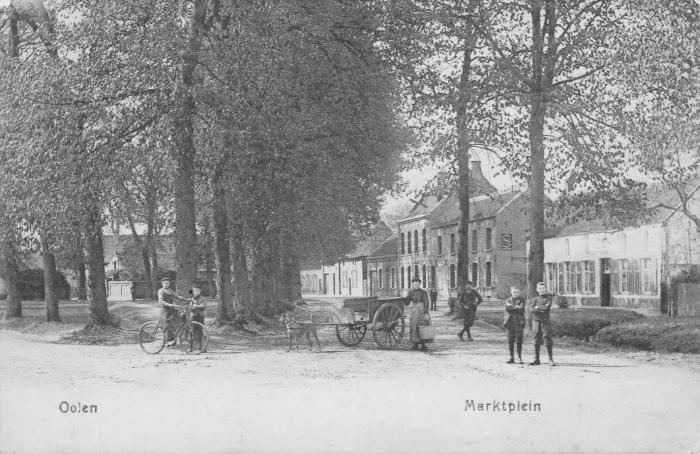 Het marktplein van Olen-Centrum