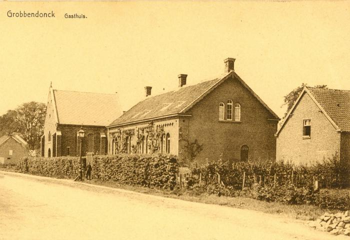 Grobbendonk, Godshuis met pesthuis, circa 1900