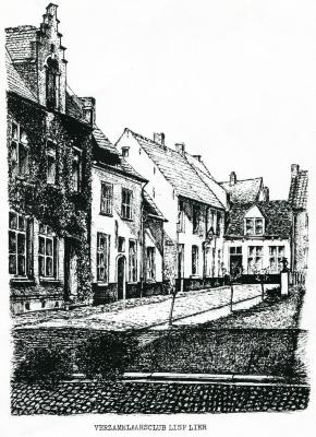 Lier, tekening Oud Kerkhof