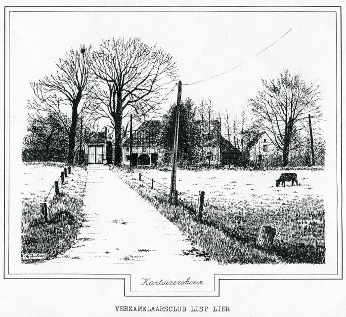 Lier, tekening Kartuizershoeve
