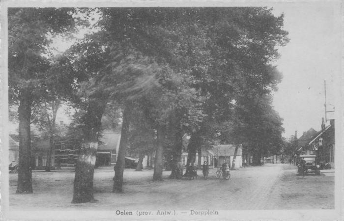 Het marktplein van Olen-Centrum.