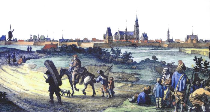 lier, Panorama 18e eeuw