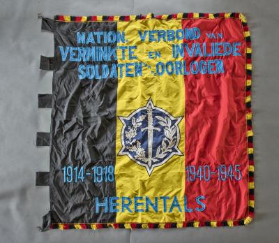 Nationaal Verbond van Verminkte en Invaliede Soldaten van de Oorlogen Herentals, vlag