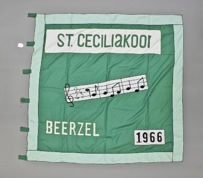 Beerzel, vlag Sint-Ceciliakoor
