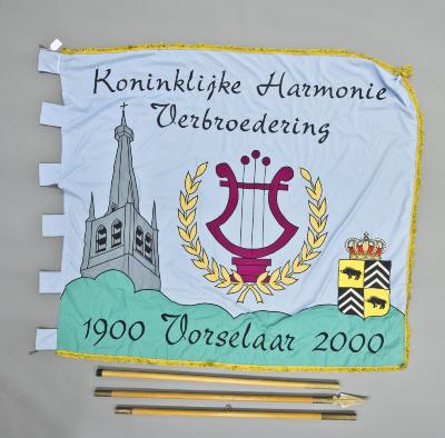 Vorselaar, vlag van Koninklijke Harmonie Verbroedering