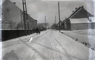 Berlaar, Smidstraat in de sneeuw