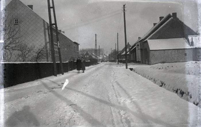 Berlaar, Smidstraat in de sneeuw