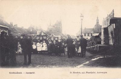 Grobbendonk, Jaarmarkt, omstreeks 1900