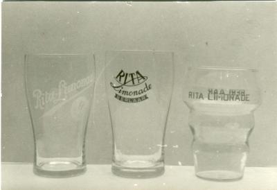 Berlaar, glazen Rita Limonade 

 