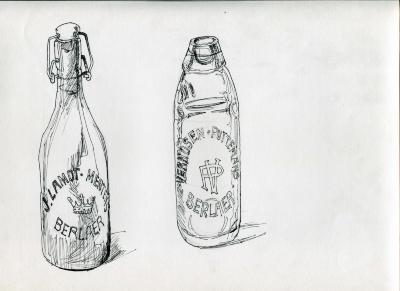 Berlaar, ontwerp flessen Rita Limonade