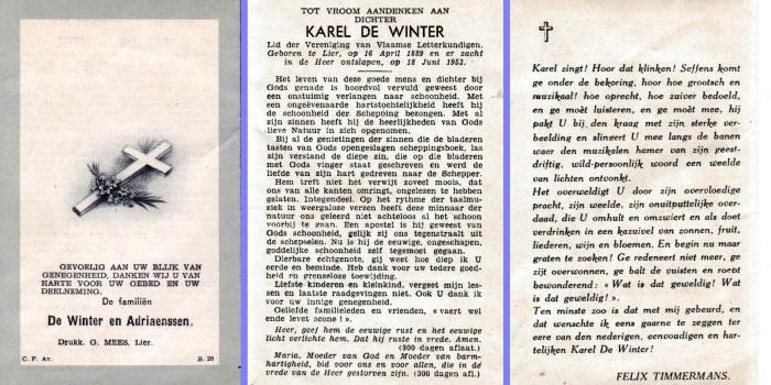 Lier, Karel De Winter