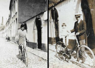 Lier, begijnhof fietsers